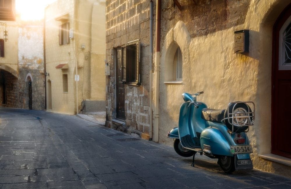 Rhodes-old-town-vespa-scooter-travel-photography-portfolio